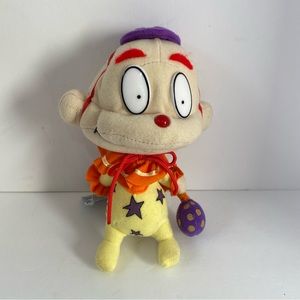 Rugrats Nickelodeon Dill Pickles 2002 Vintage Plush Stuffed toy rattle